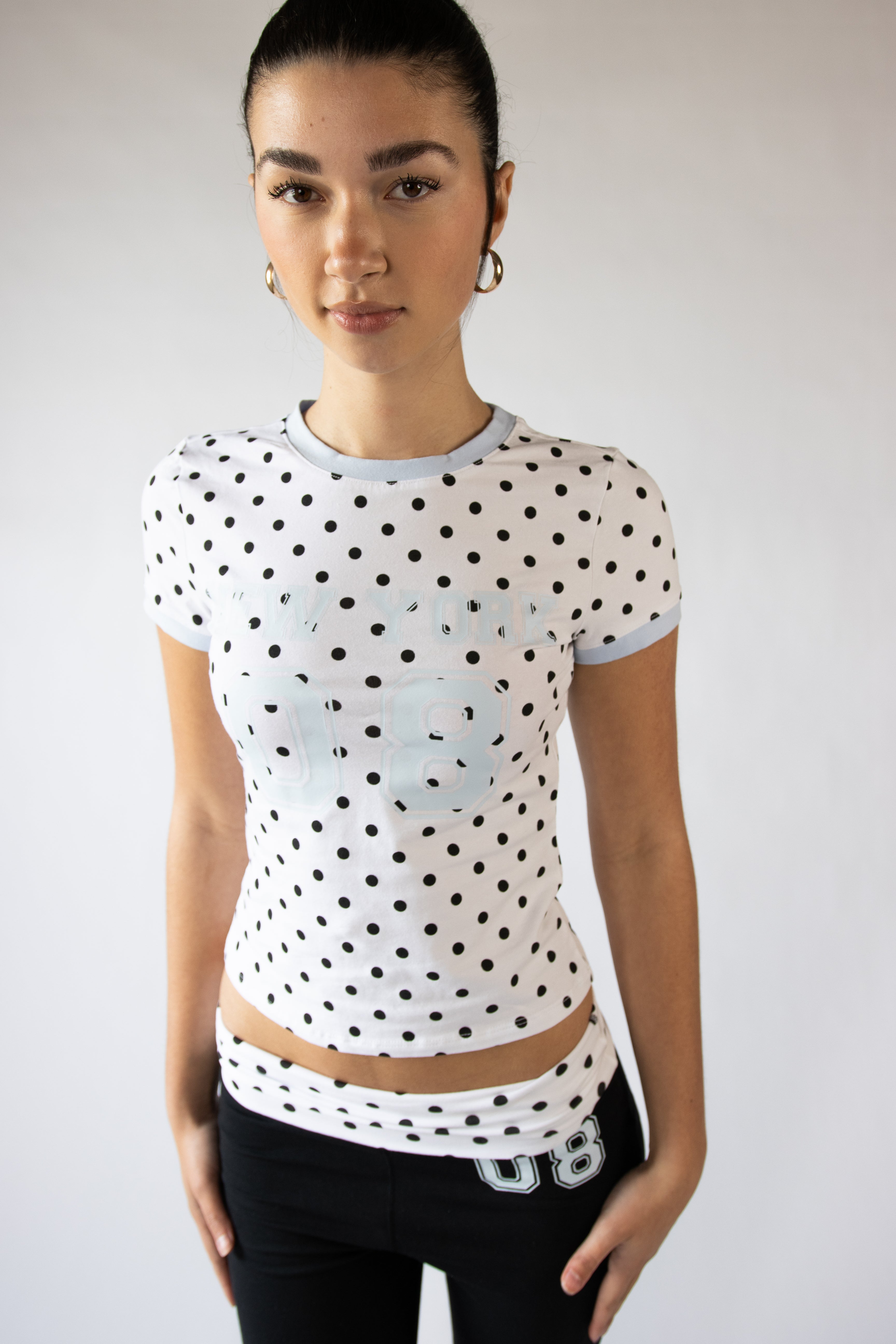 Polka Dot New York 08 Ringer T-Shirt