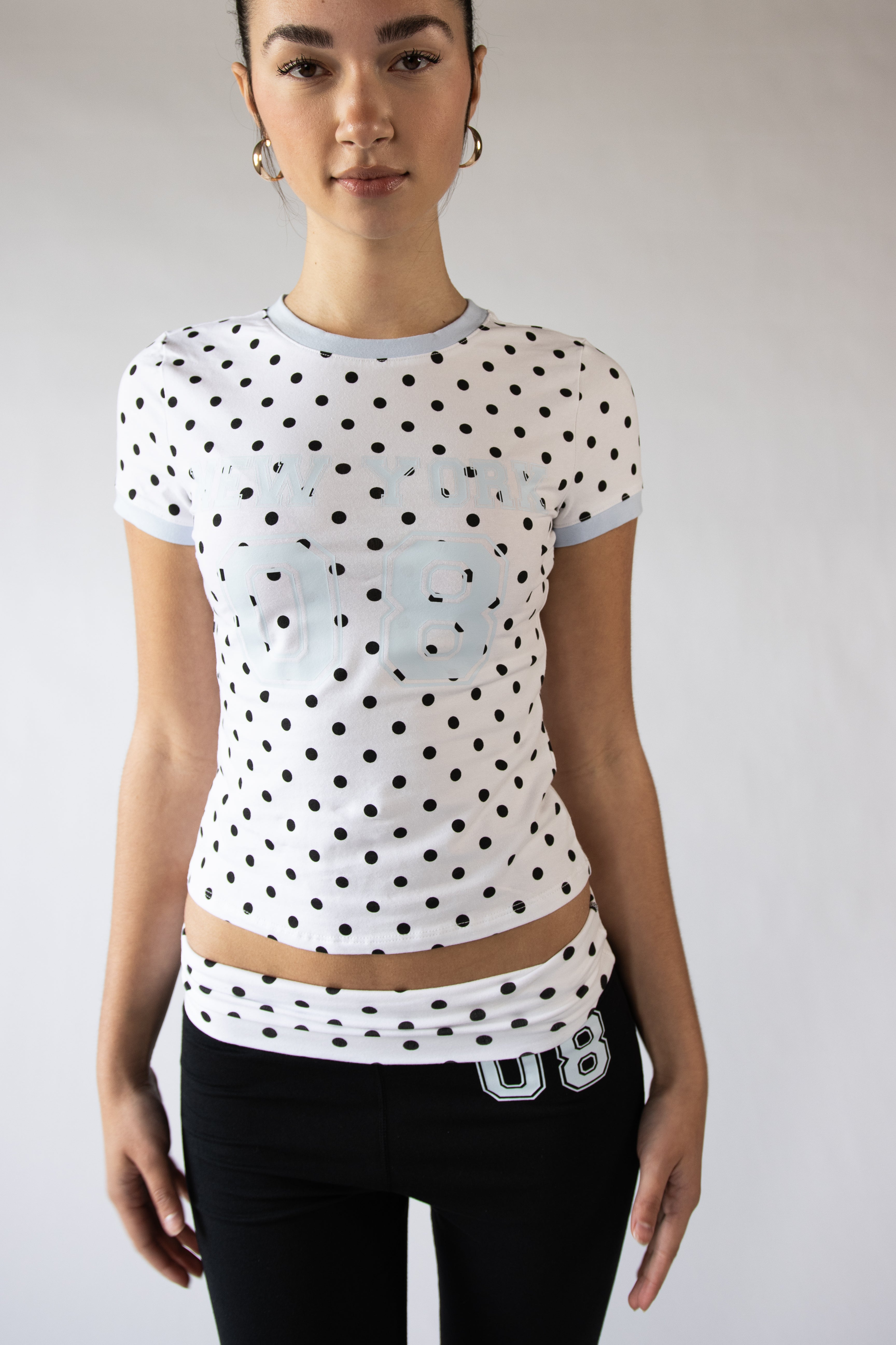Polka Dot New York 08 Ringer T-Shirt
