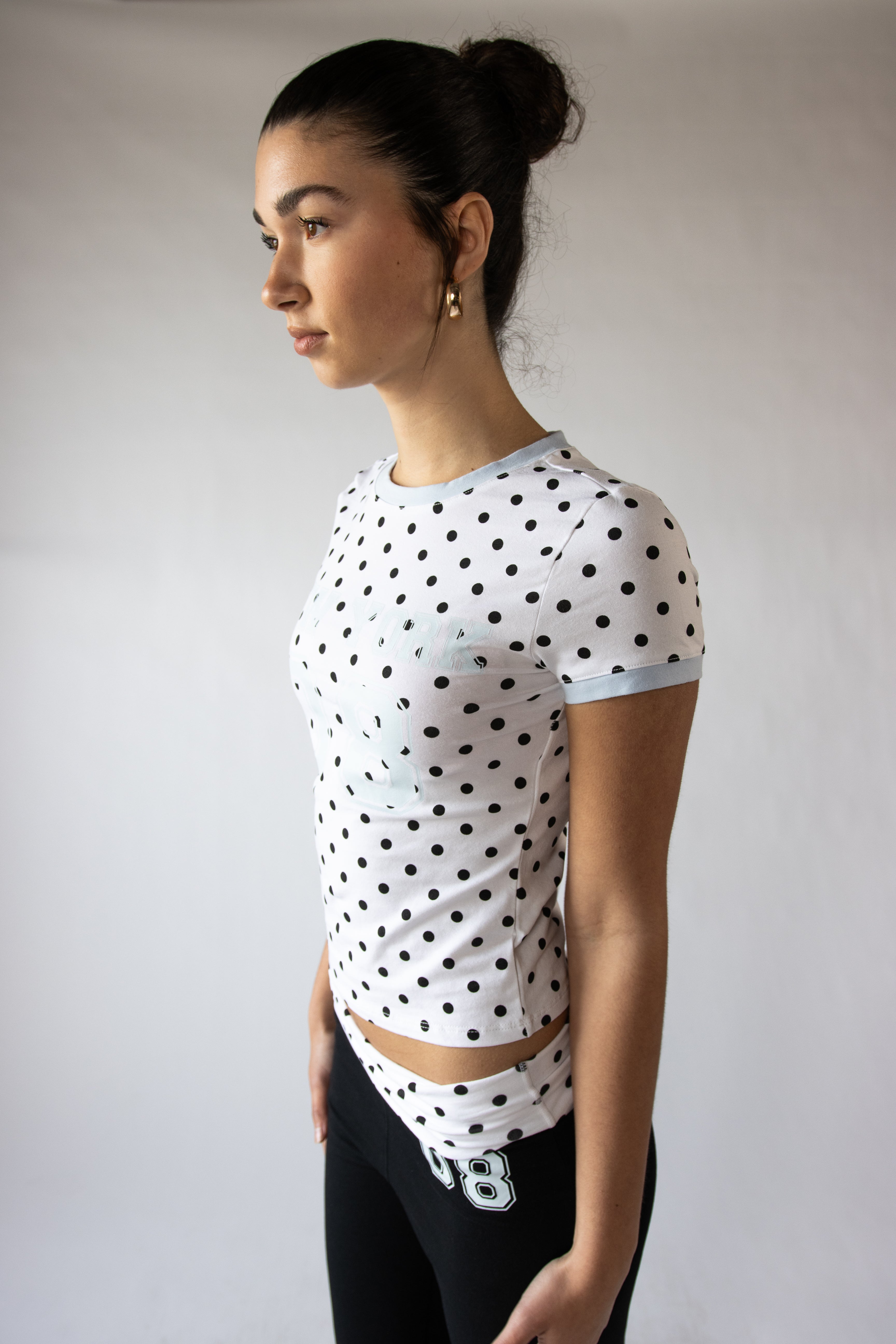 Polka Dot New York 08 Ringer T-Shirt