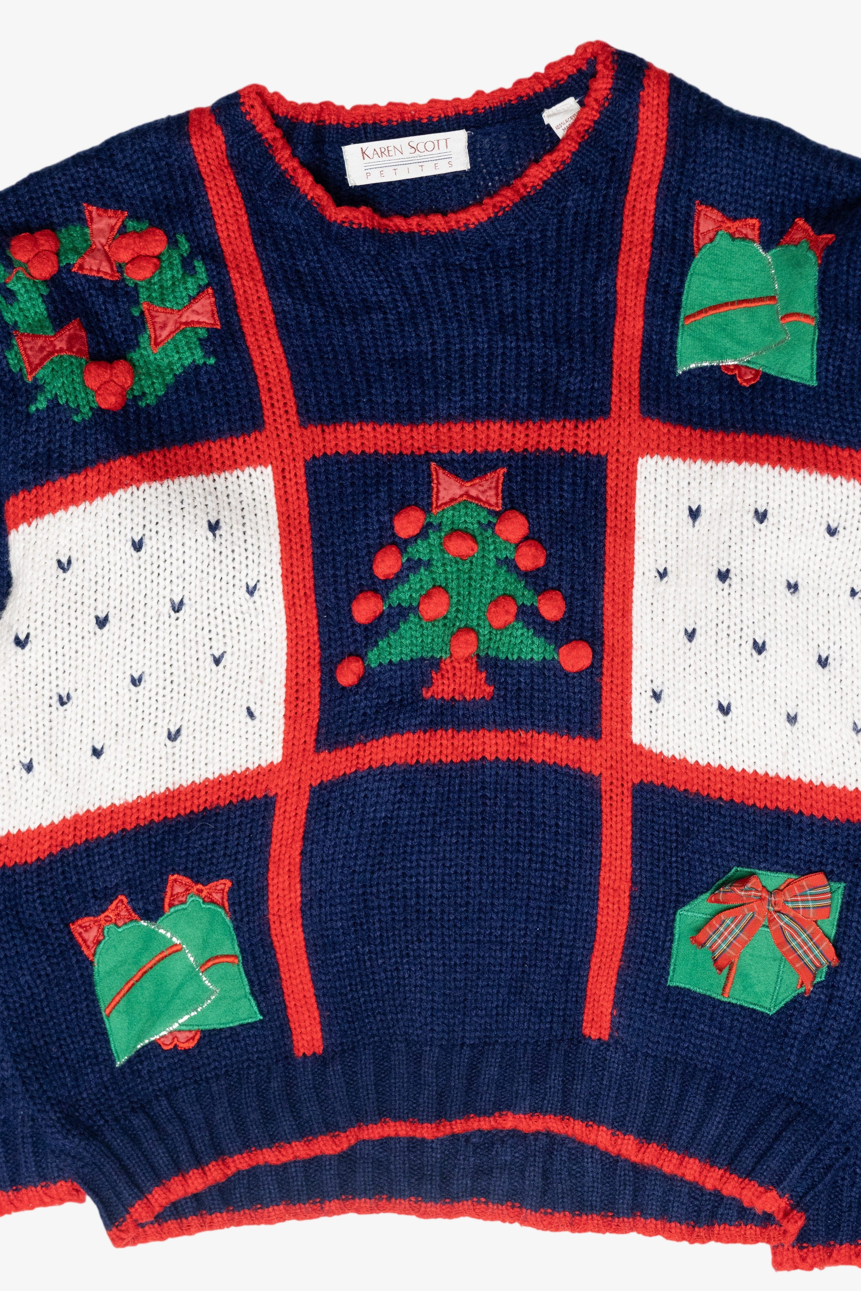 Icon Gird Vintage Ugly Christmas Sweater (1980s)