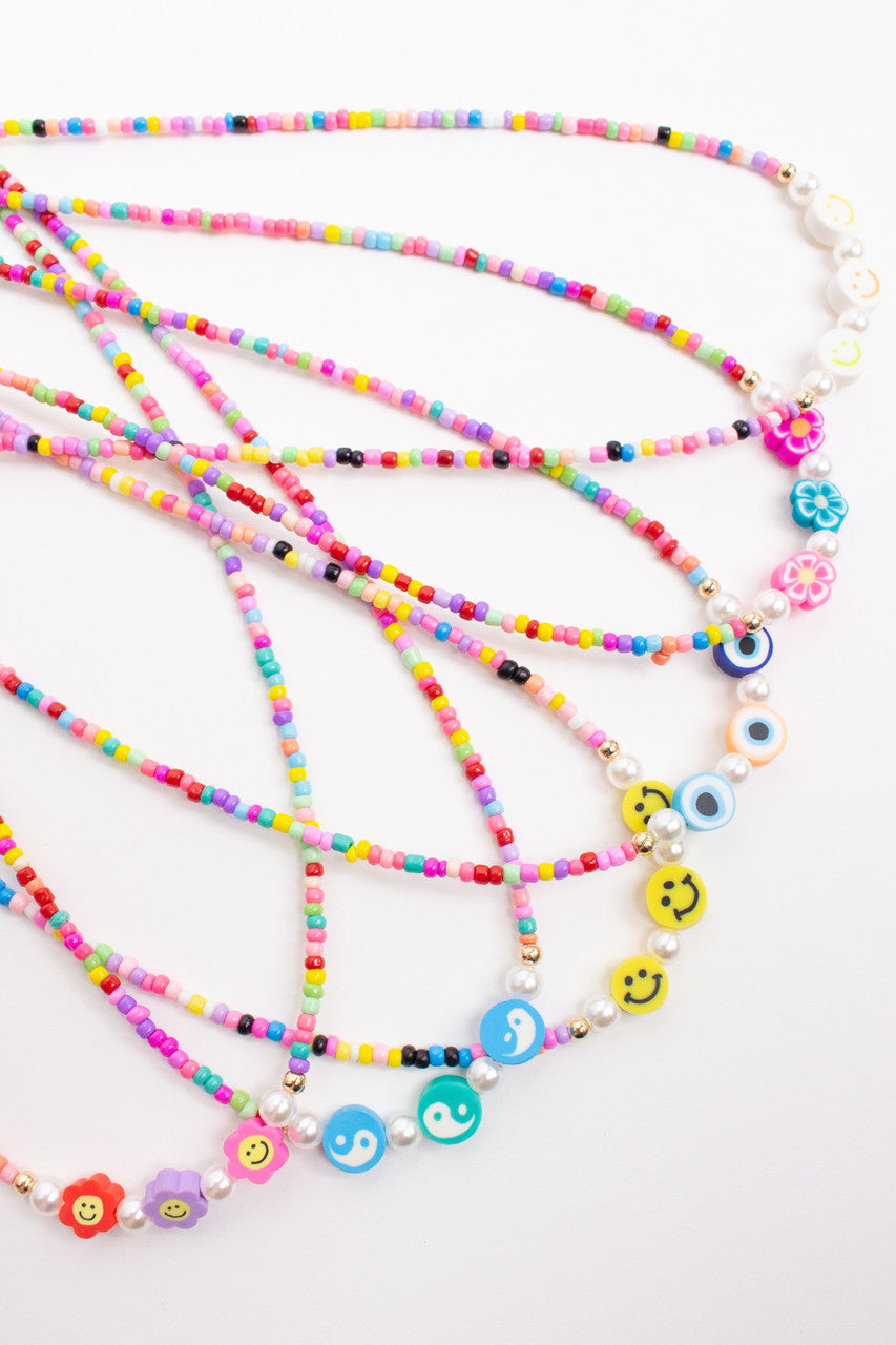 Beaded Charm Necklaces
