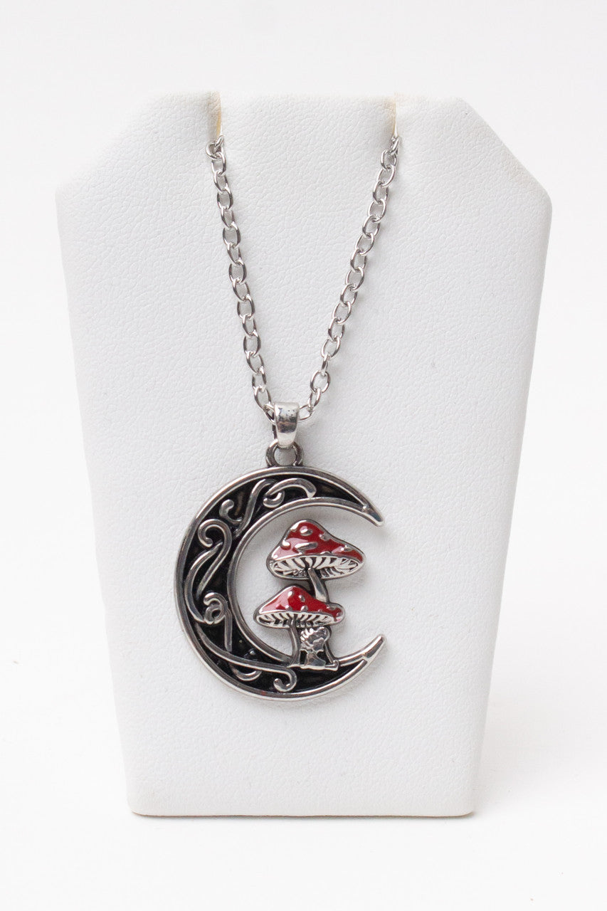 Mushroom Moon Necklace