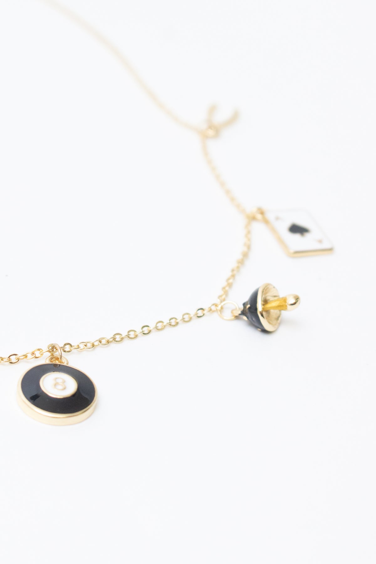 Lucky 8 Ball Charm Necklace