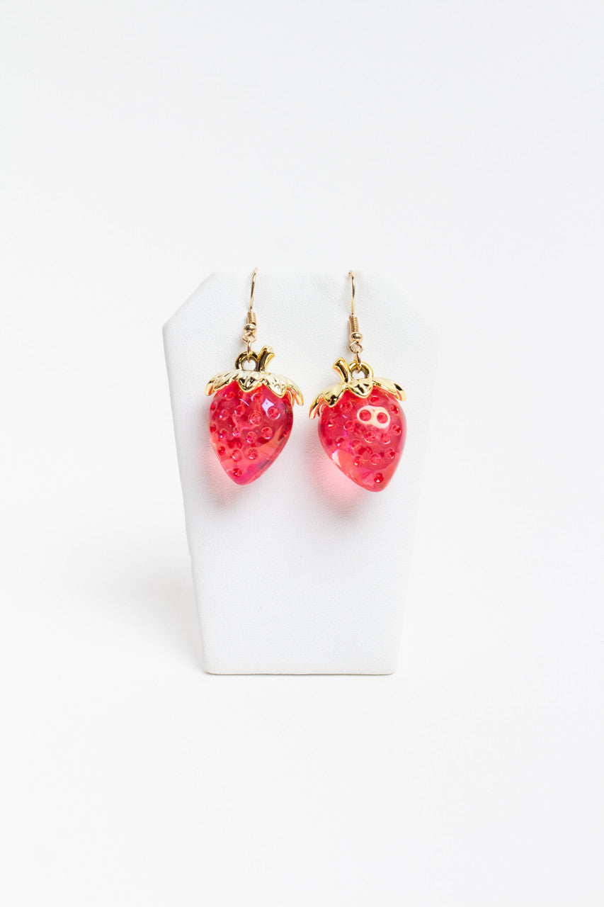 Juicy Strawberry Earrings