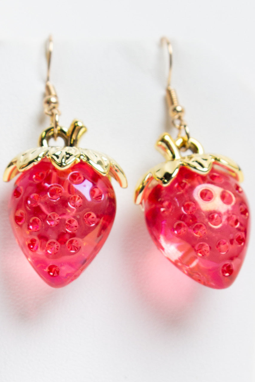 Juicy Strawberry Earrings