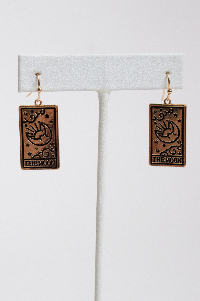 The Moon Tarot Earrings