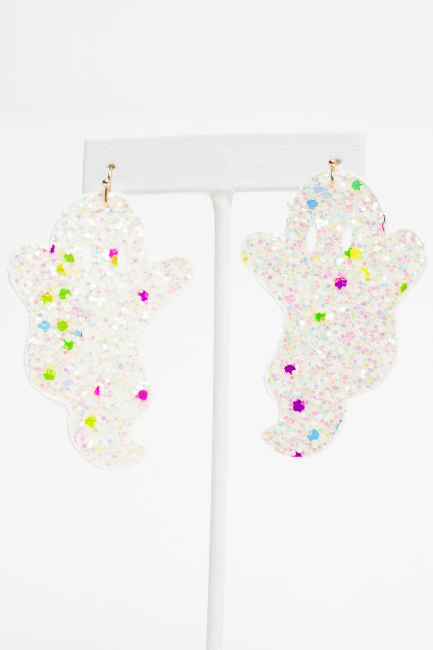 Sparkle Ghost Earrings