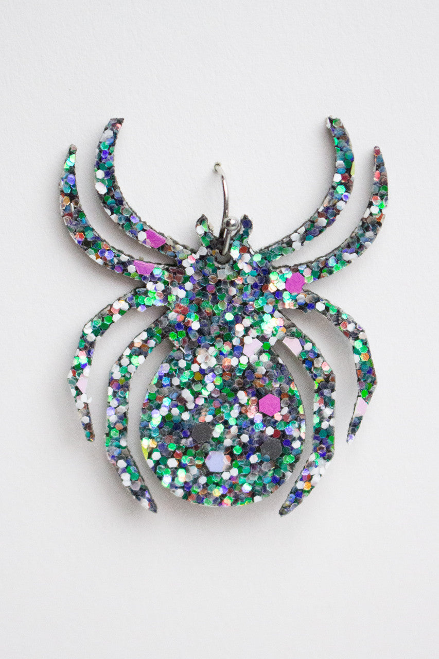 Sparkle Spider Earrings