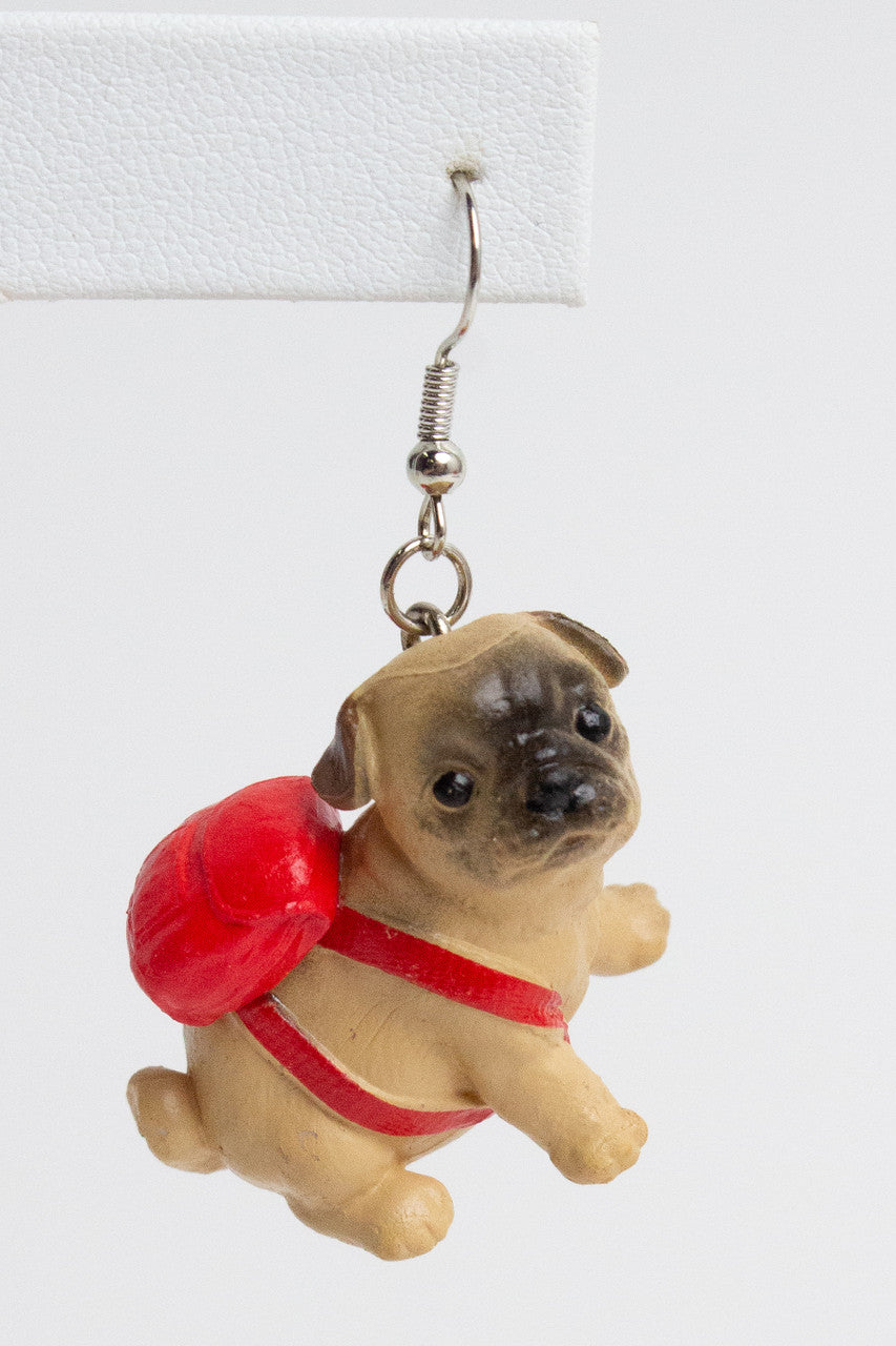 Pug Adventure Earrings