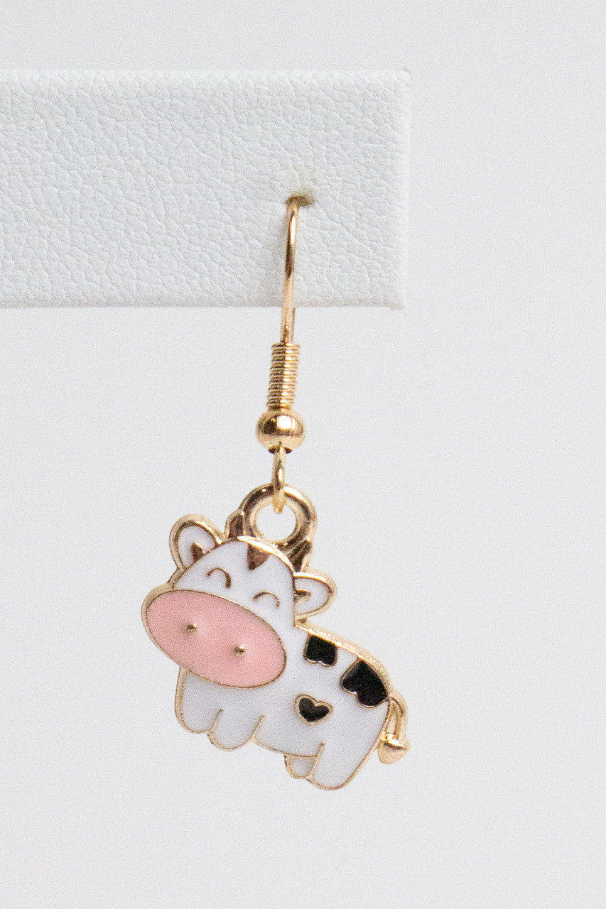Smiling Cow Earrings