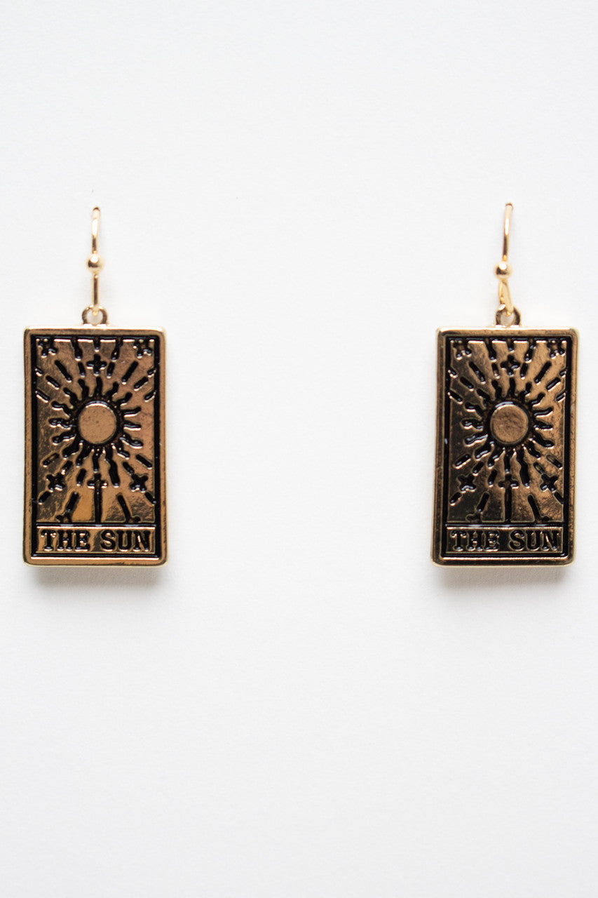 The Sun Tarot Earrings