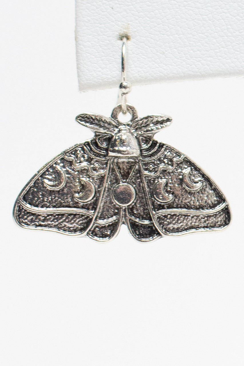 Lunar Moth Earrings