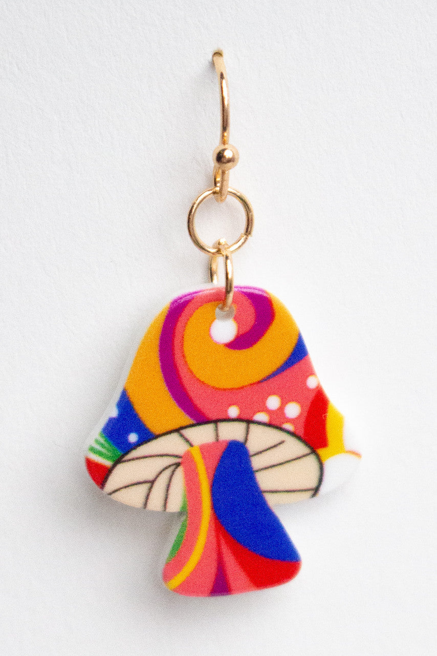 Groovy Mushroom Earrings
