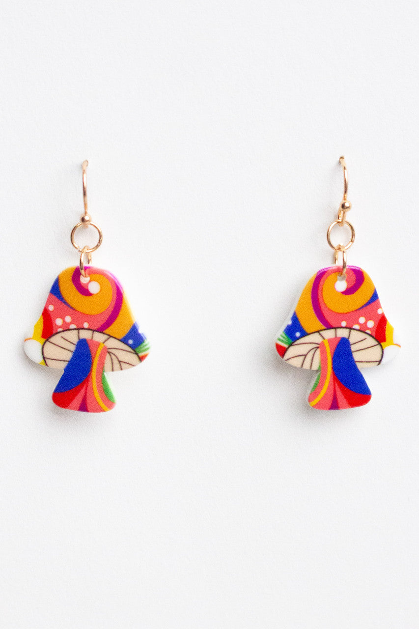 Groovy Mushroom Earrings