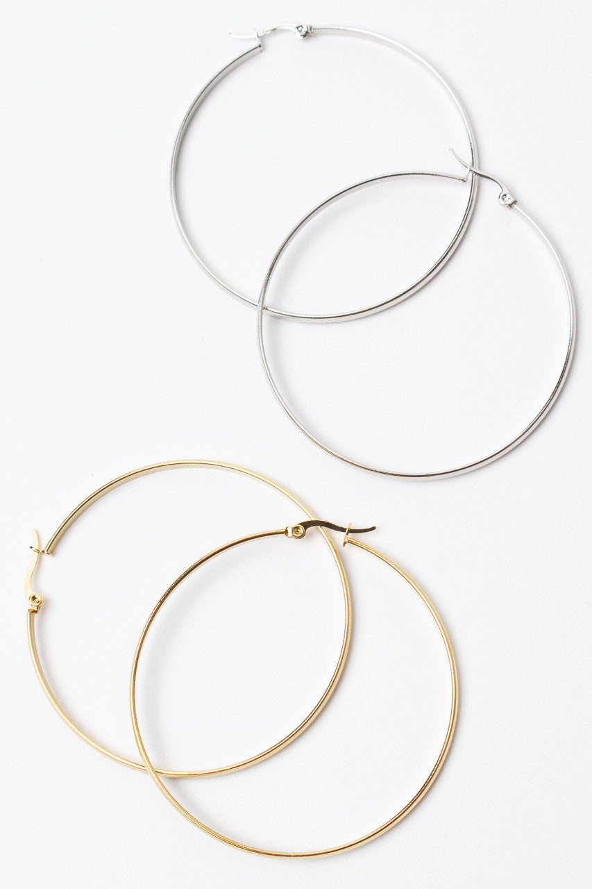 Large Hoop Earrings