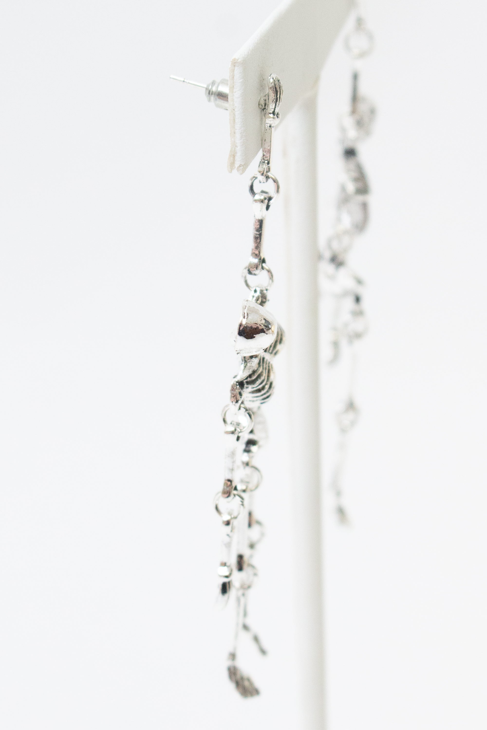 Hang In There Skeleton Earrings