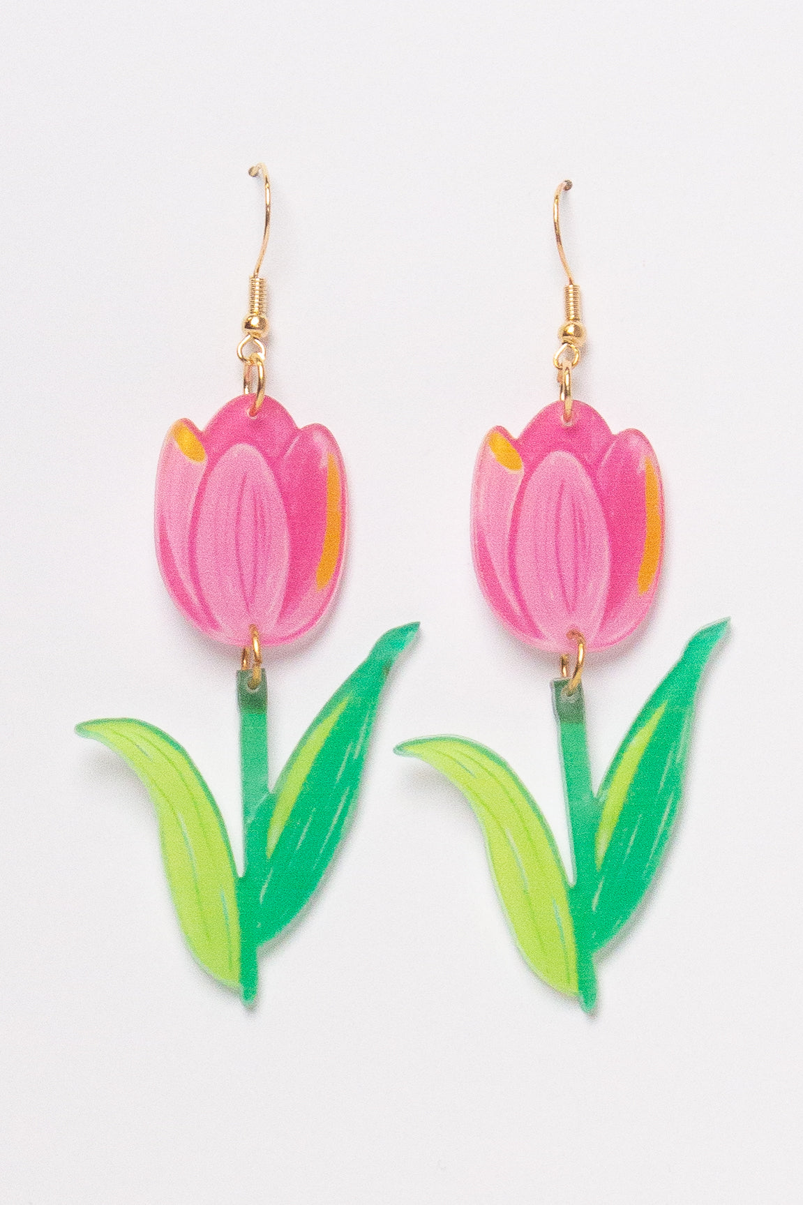Spring Tulip Earrings