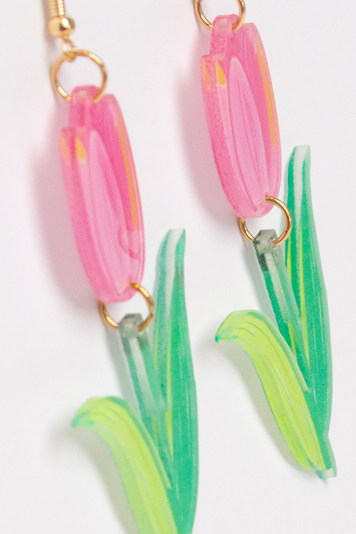 Spring Tulip Earrings