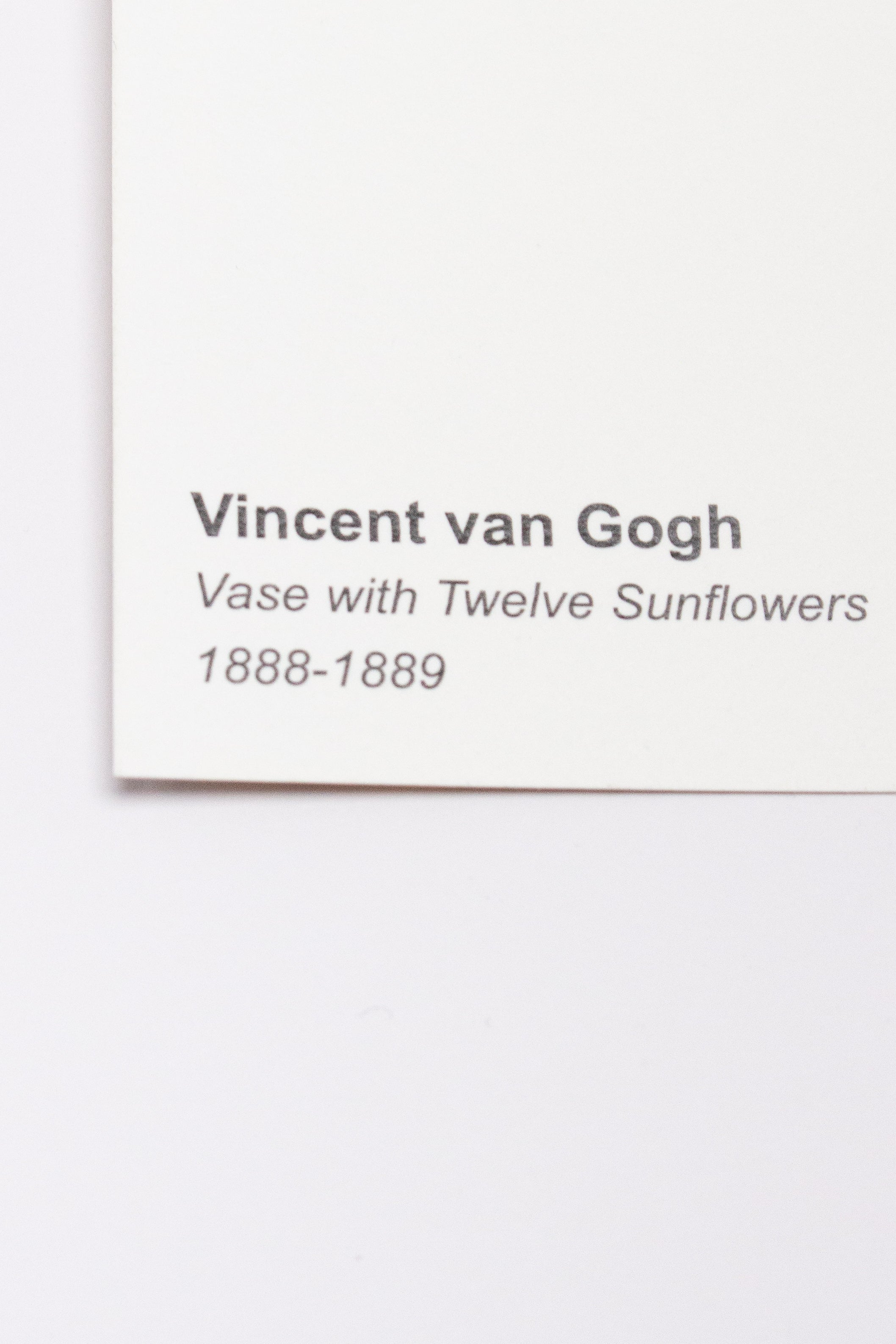 Classic Painting Earrings - Gold (Vase with Twelve Sunflowers)