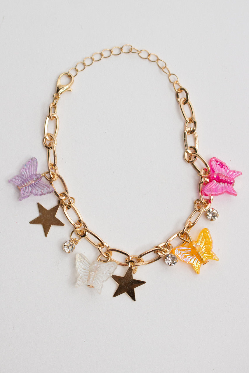 Butterfly Charm Bracelet