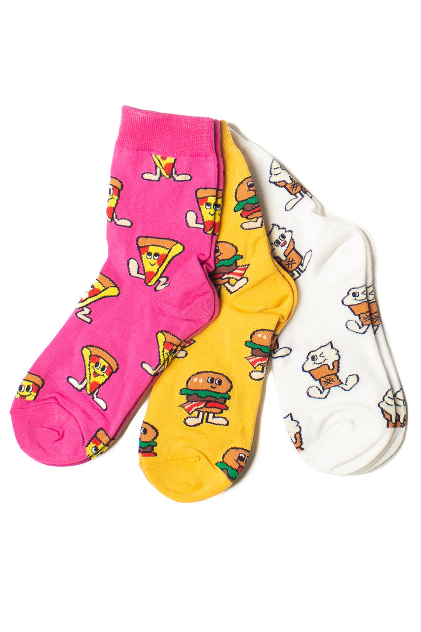 Pizza Party Socks