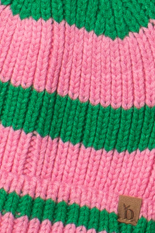 Striped Knit Beanie