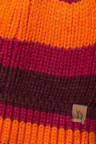 Striped Knit Beanie