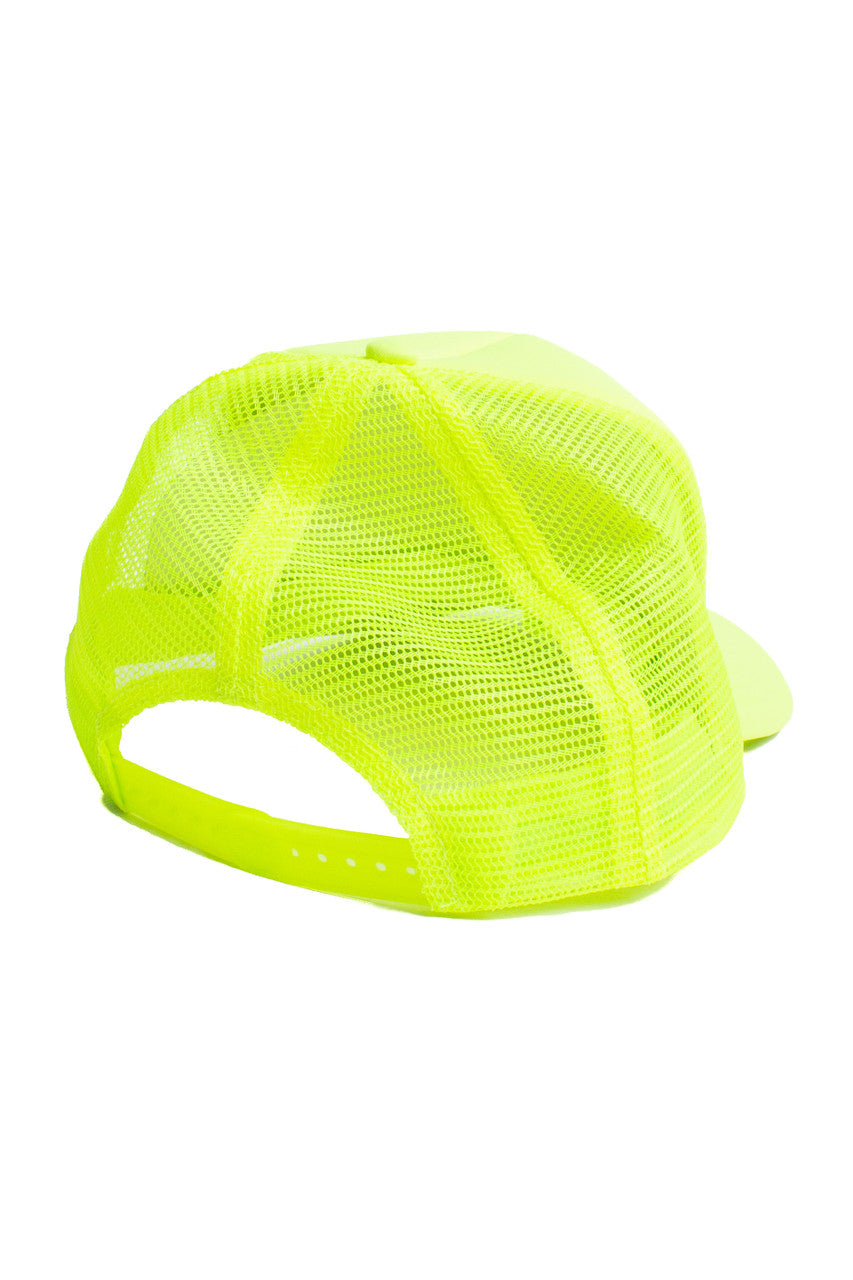Neon Yellow Trucker Hat