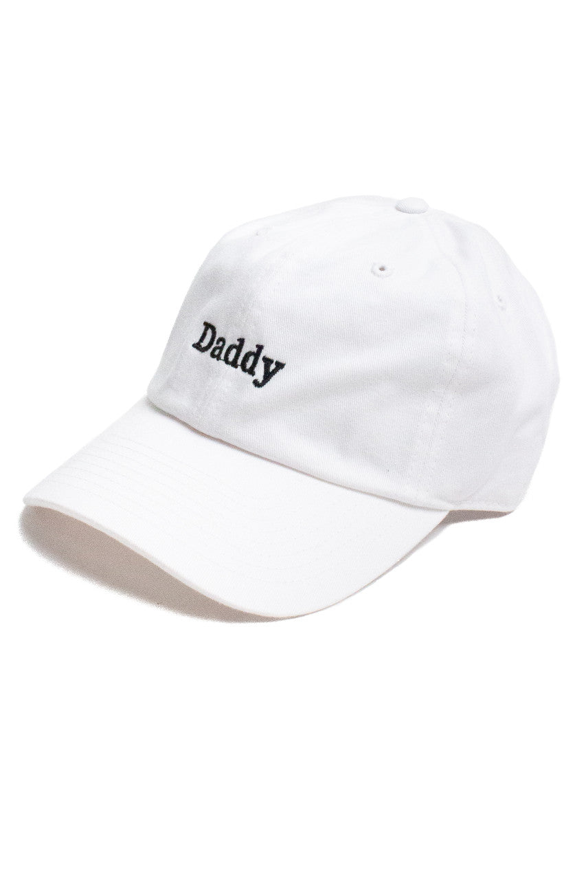 White Daddy Dad Hat