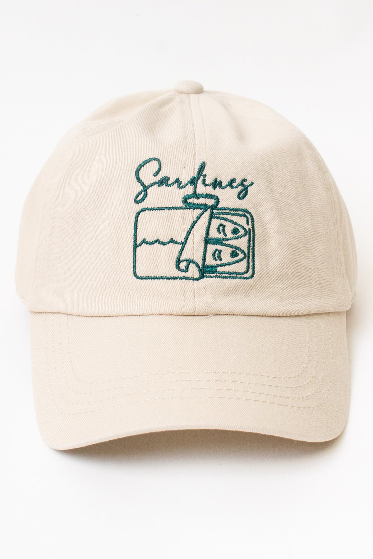 Embroidered Sardines Hat