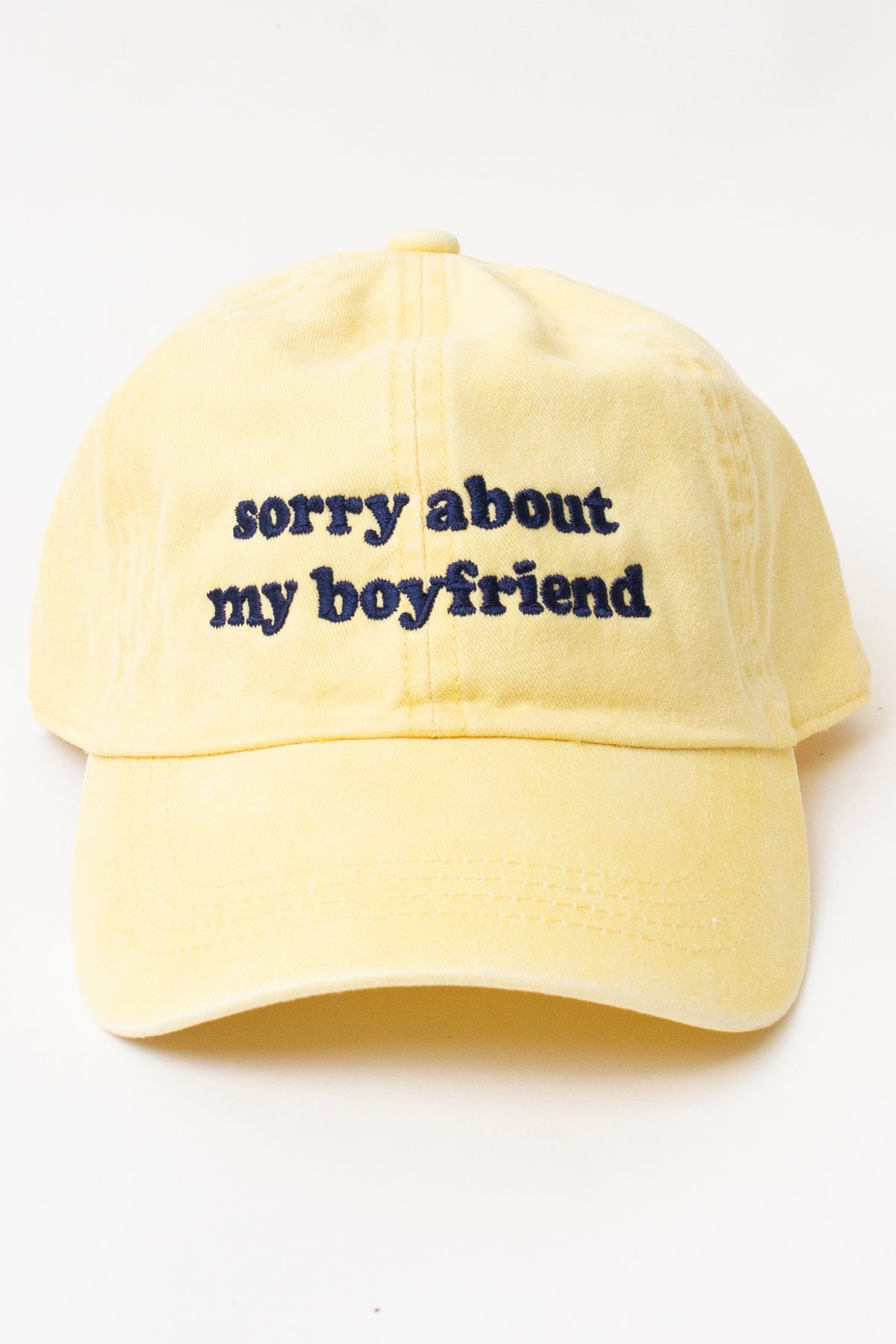 Embroidered Sorry About My Boyfriend Hat