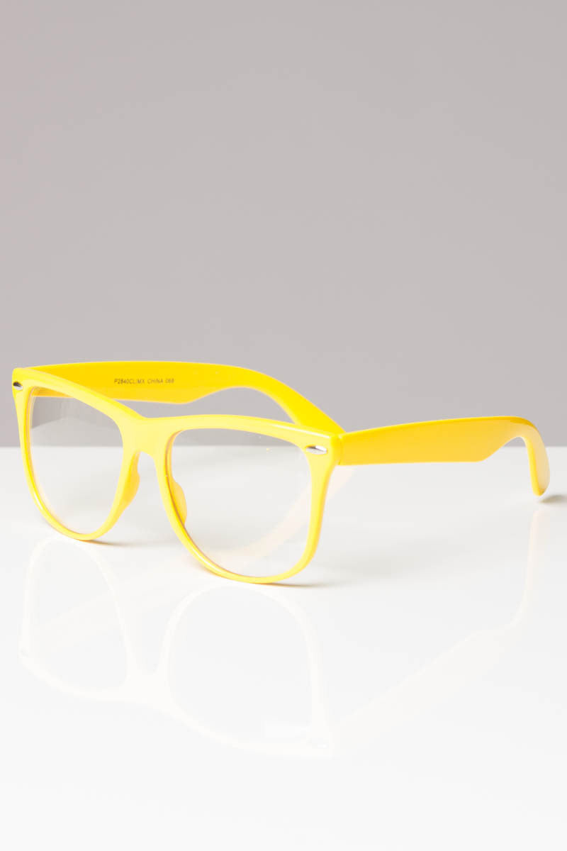 Square Clear Glasses