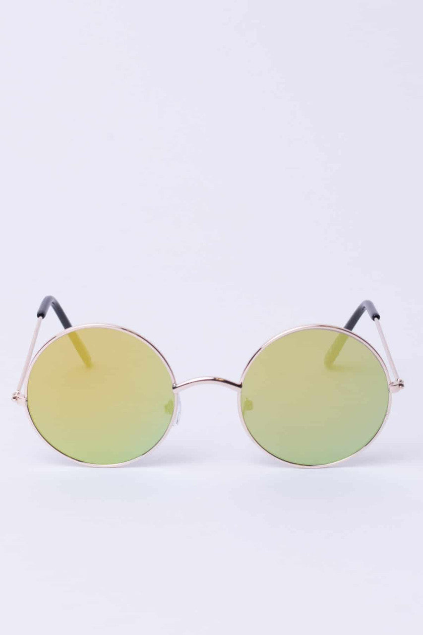 Colored Circle Lens Sunglasses