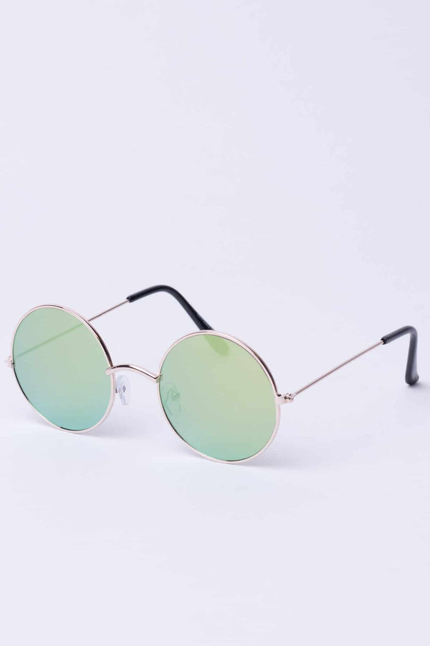 Colored Circle Lens Sunglasses
