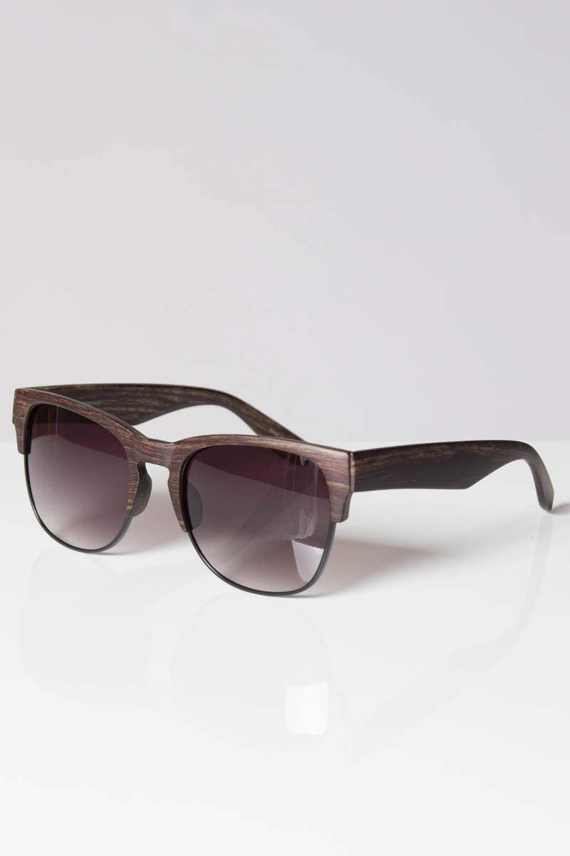 Classic Half-Frame Sunglasses