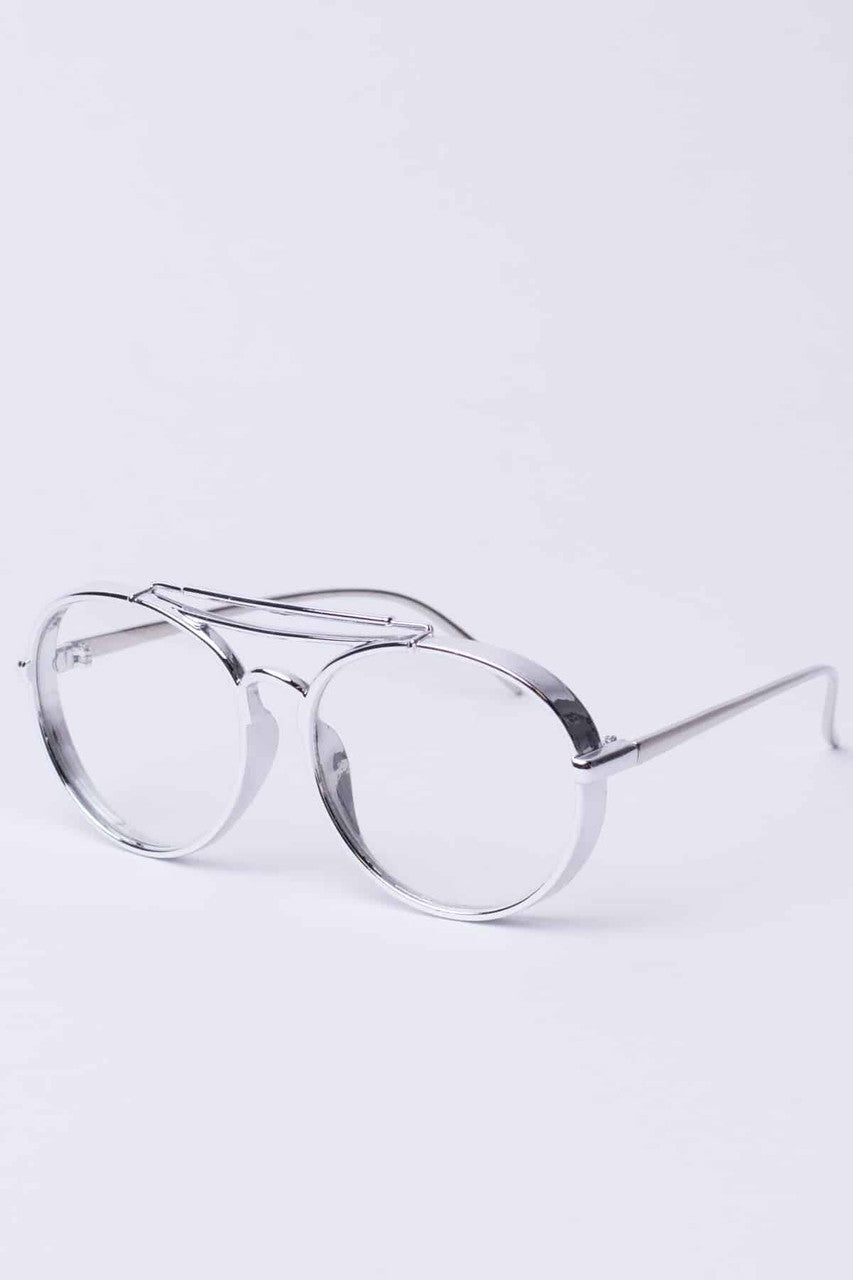 Thick Metallic Bar Glasses