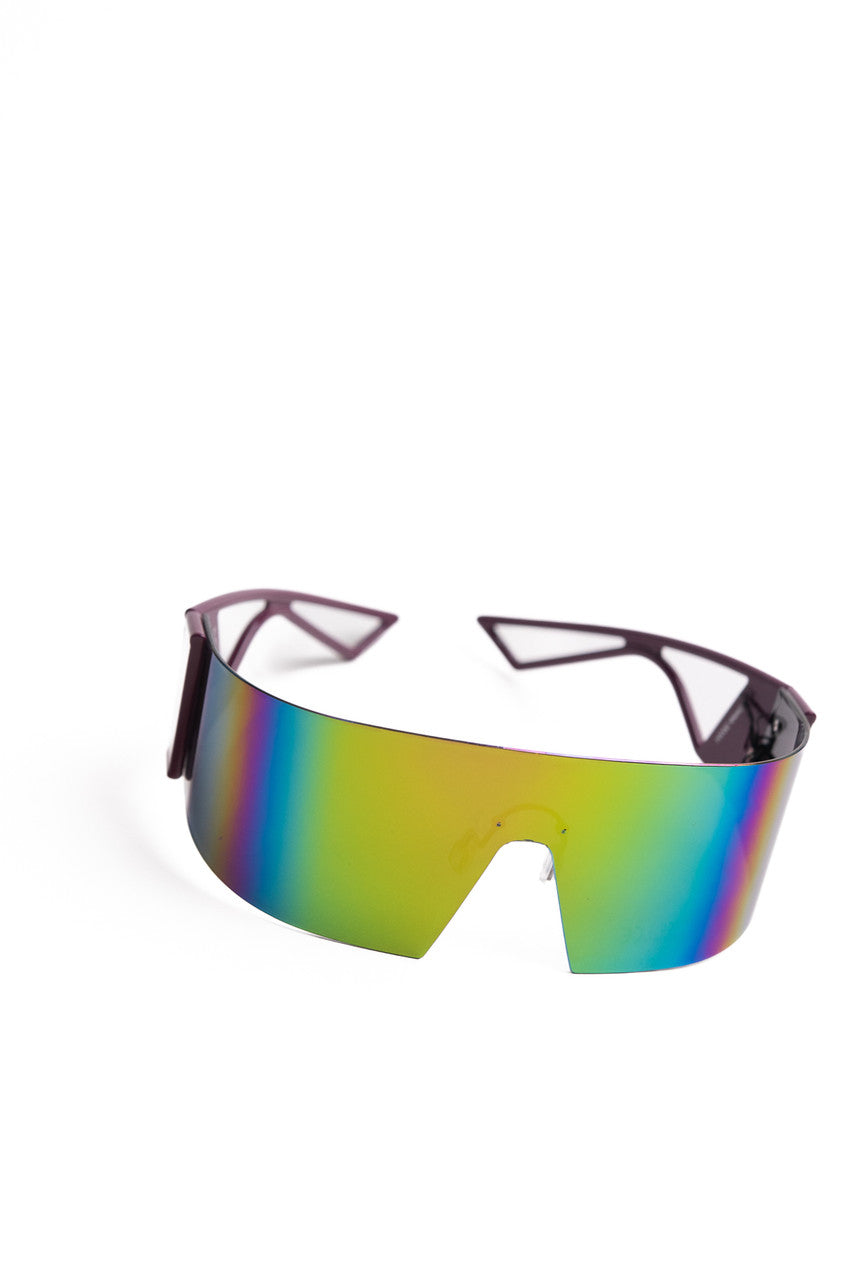 Wraparound Shield Sunglasses