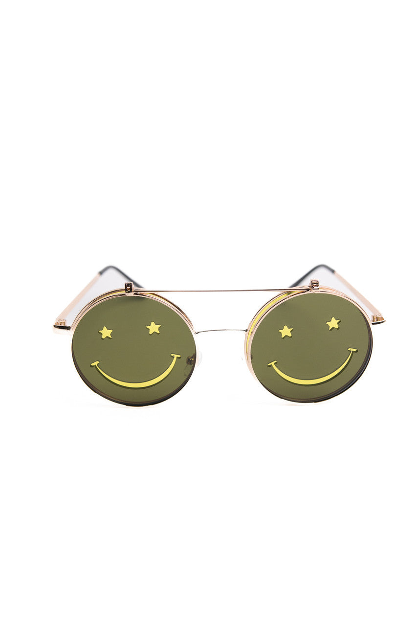 Smiley Flip Sunglasses