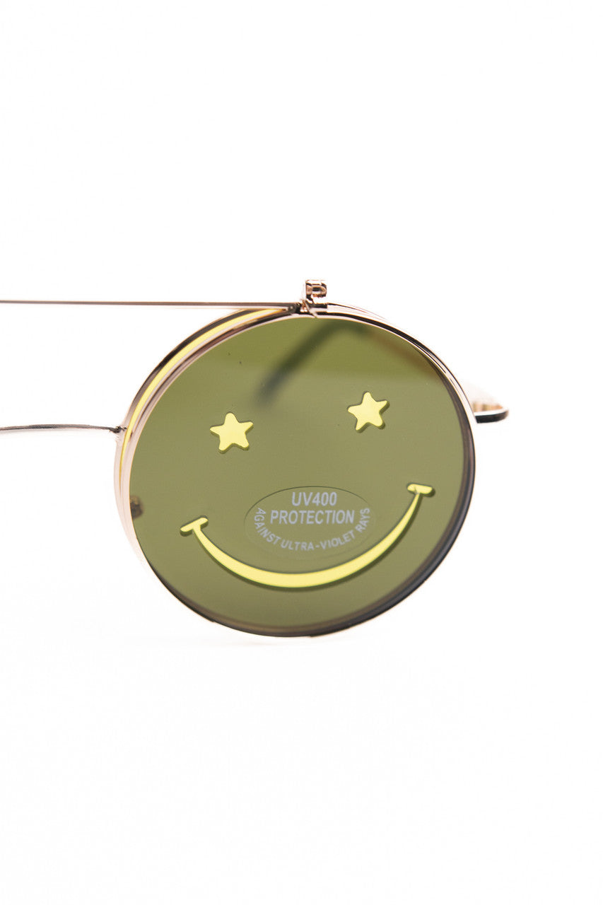 Smiley Flip Sunglasses