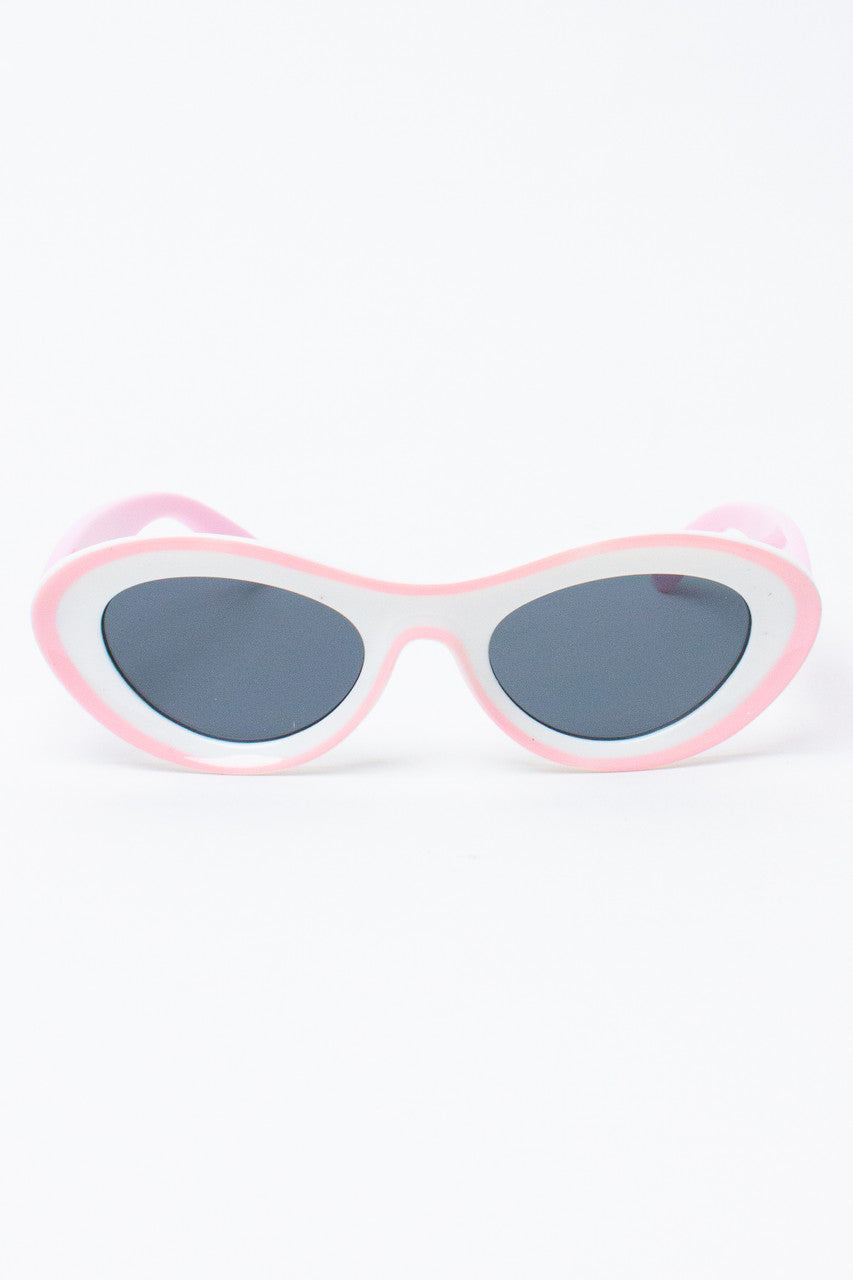 Oval Outline Frame Sunglasses