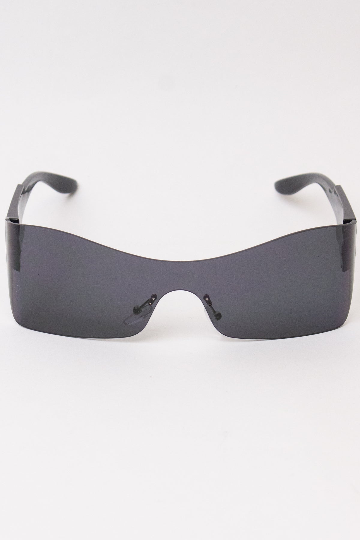 Narrow Shield Sunglasses - Black