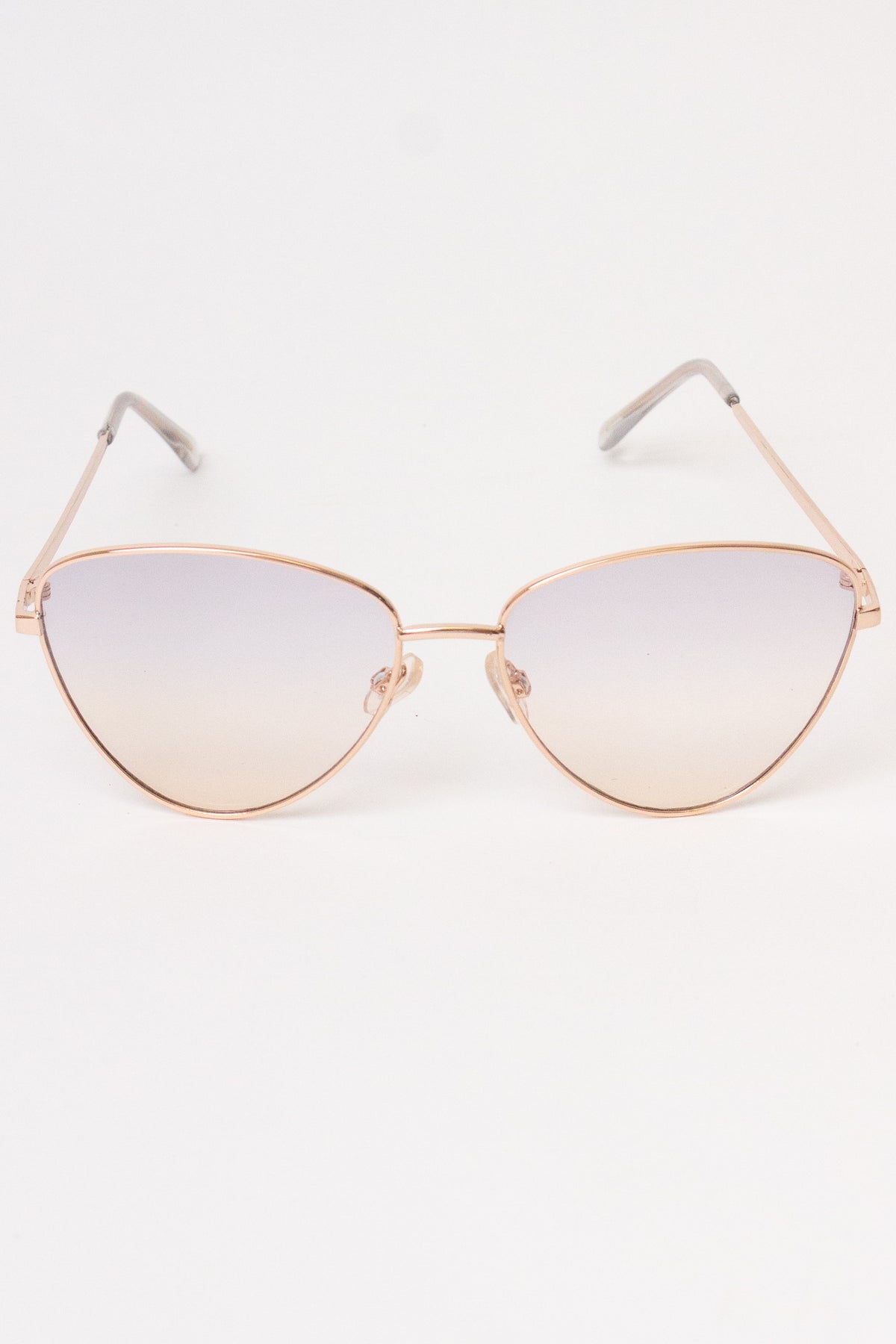 Triangle Ombre Sunglasses - Light Gray