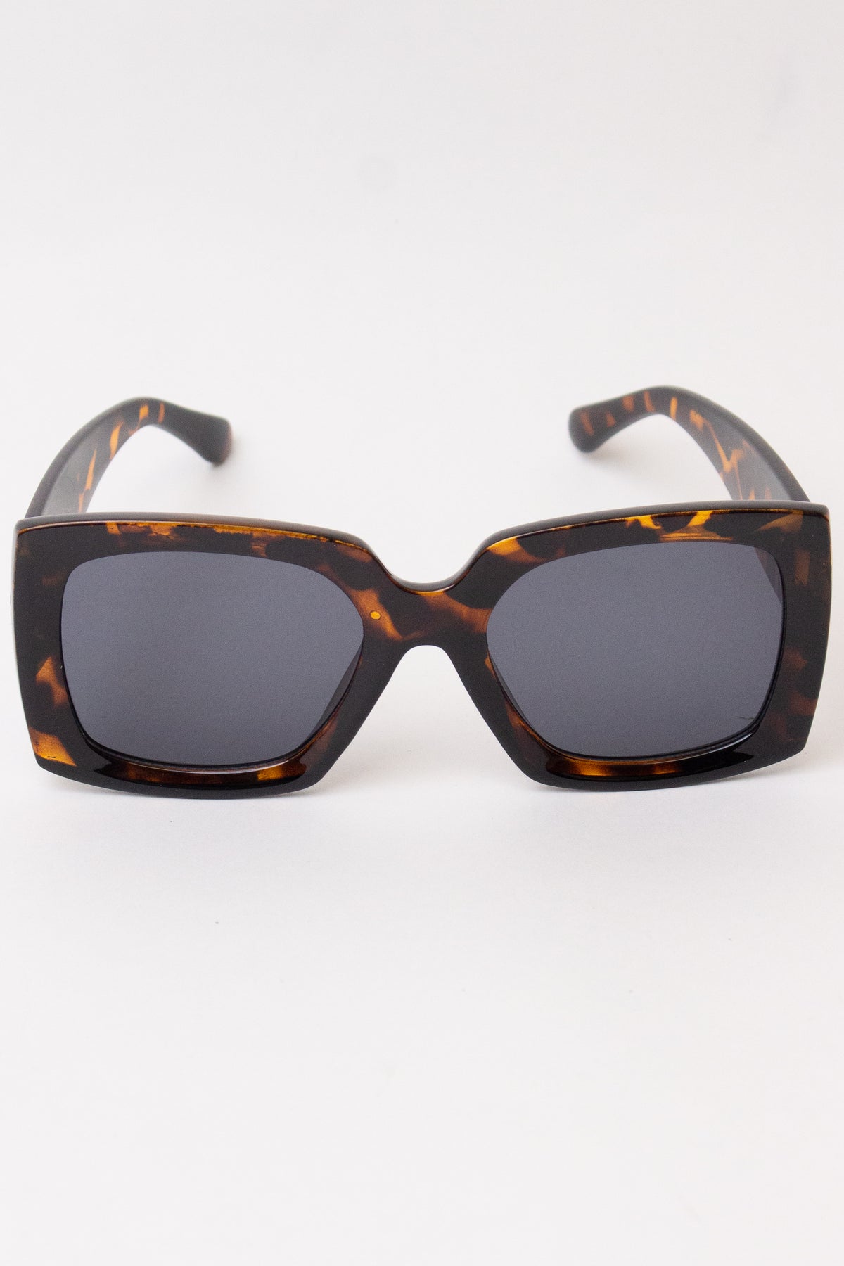 Acrylic Square Sunglasses - Tortoiseshell