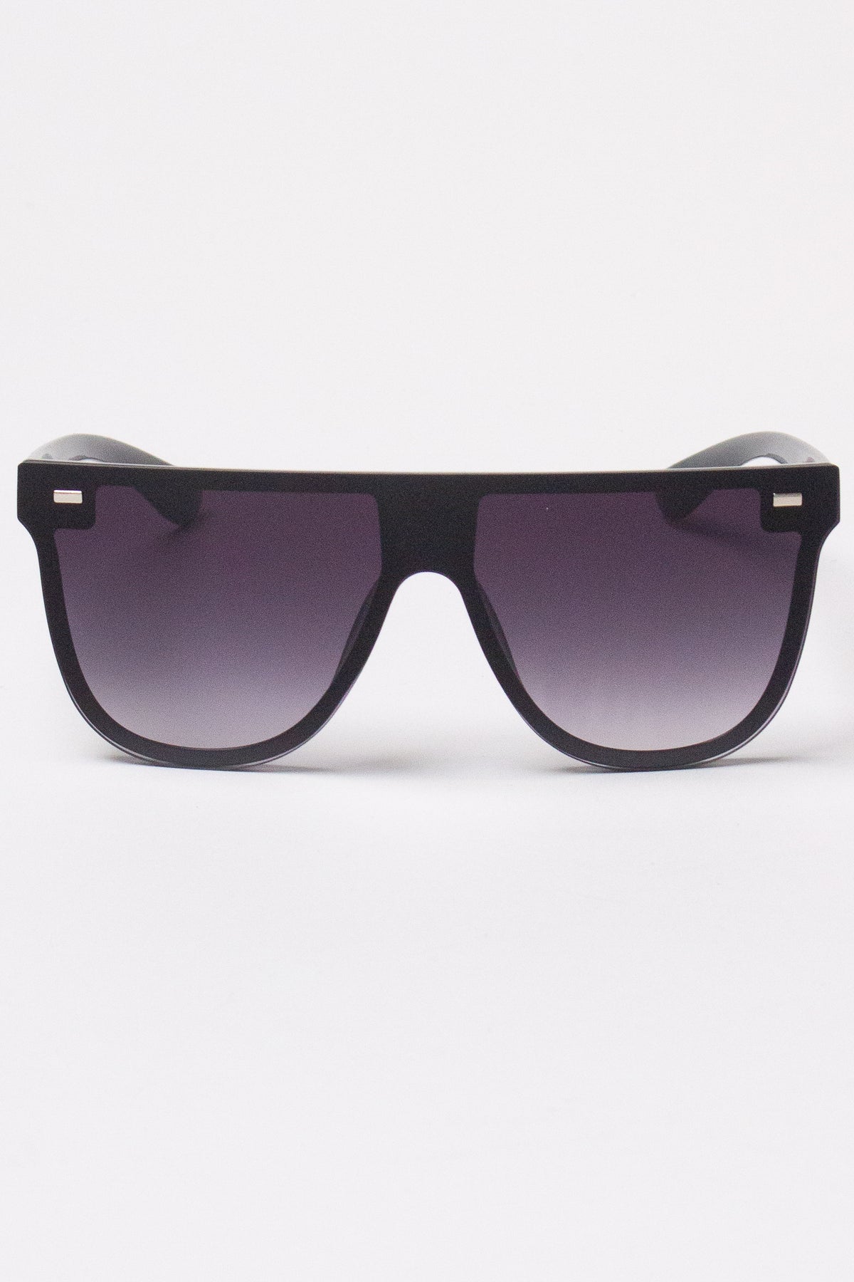 Flat Top Sunglasses - Black