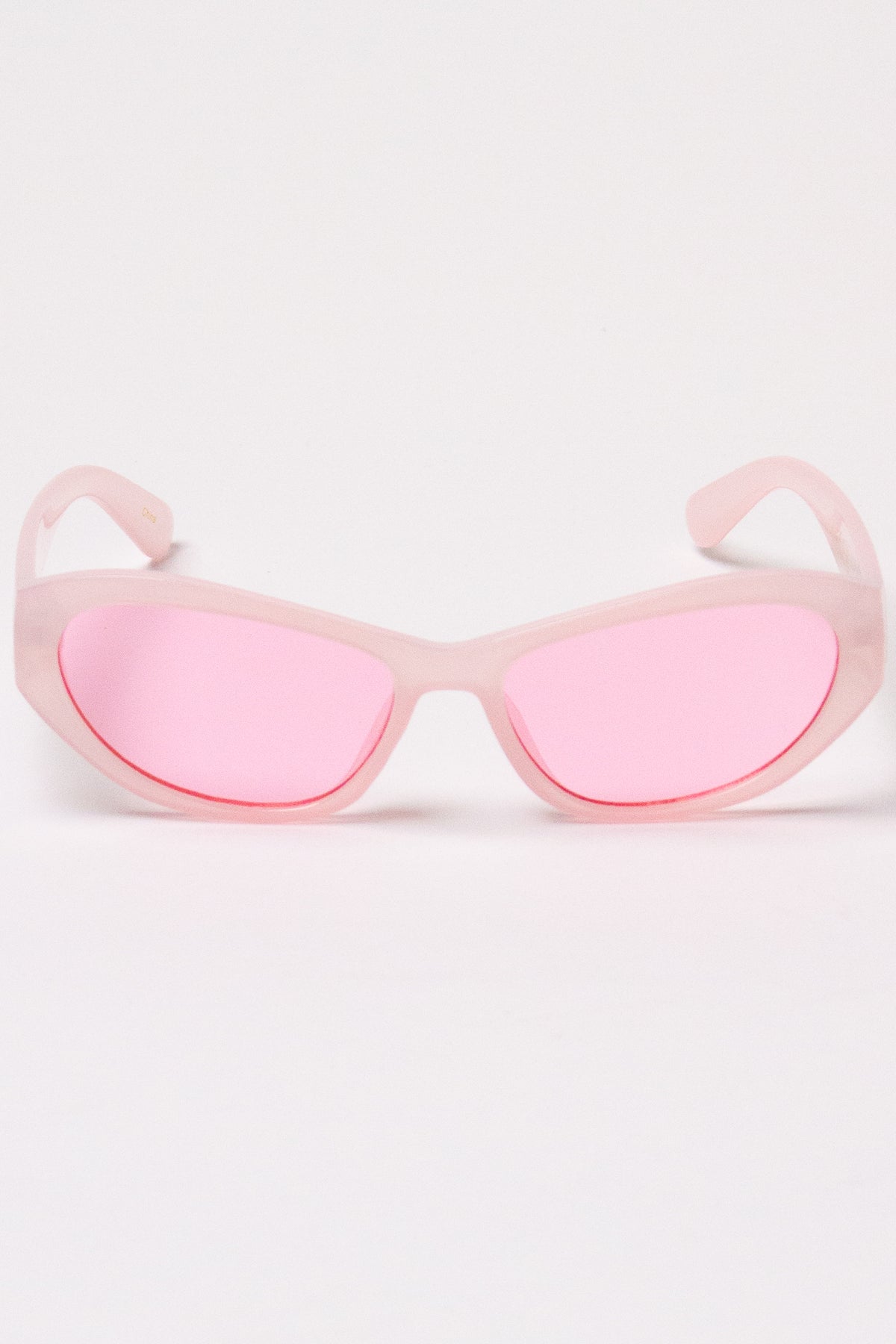 Rounded Cat Eye Sunglasses - Pink