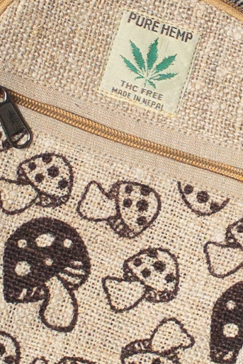 Hemp Mushroom Mini Backpack