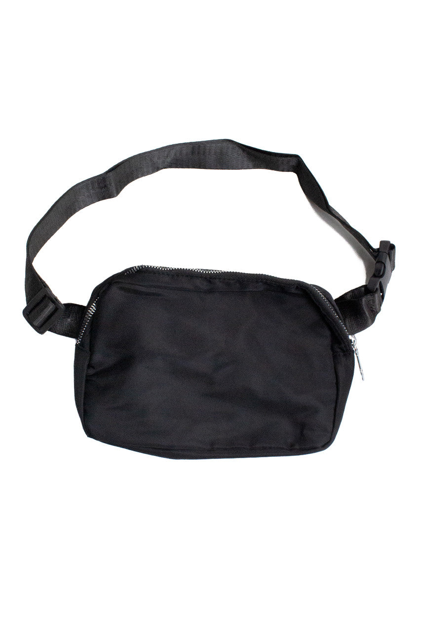 Black Square Fanny Pack