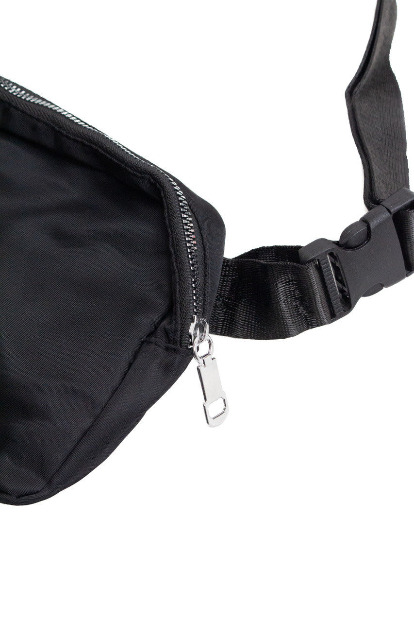Black Square Fanny Pack