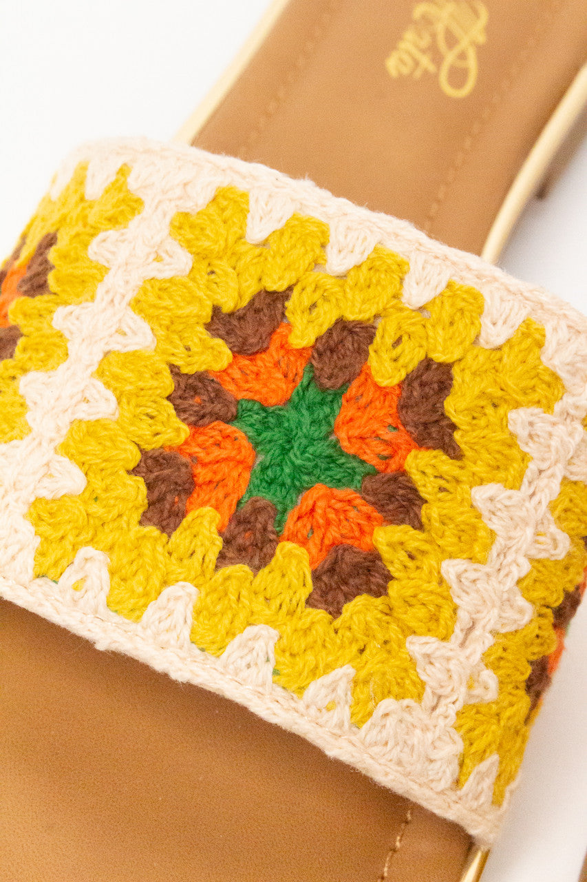 Crochet Slip On Sandals