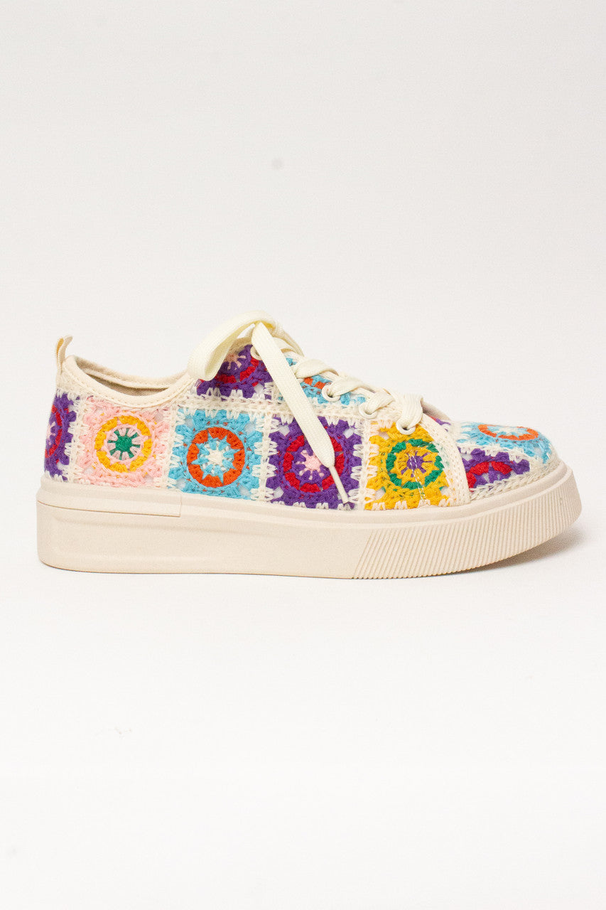 Crochet Platform Sneaker